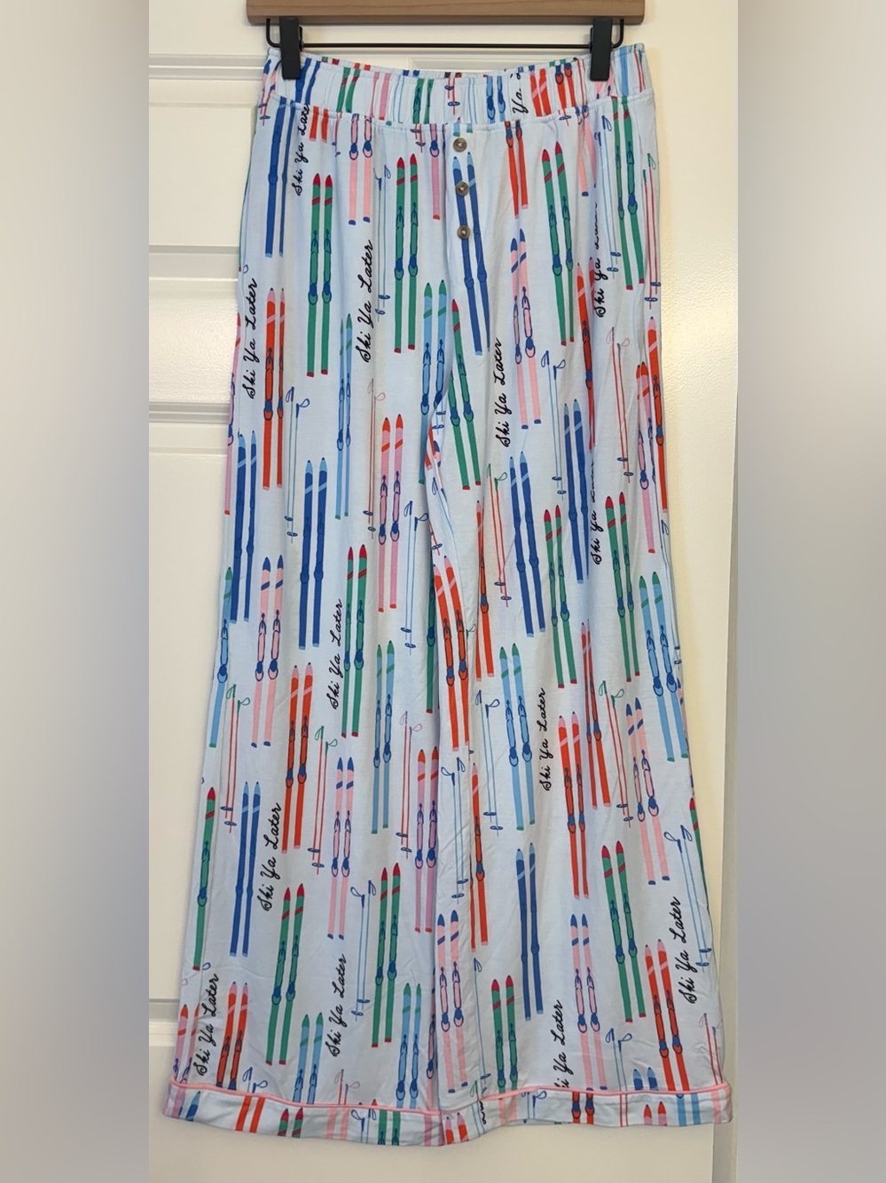 NWT Anthropologie LyreBird Ski Ya Later Pajama Pants XS Wide Leg Modal Luxe